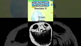 HUGE TECHNO CAT hatch in Pet Simulator X! #roblox #petsimx #robloxyt #psx