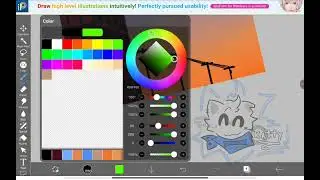 Drawing a sunset //credits to:@firmanzx_art//