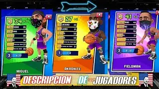 Mini Basketball | Descripcion de Jugadores