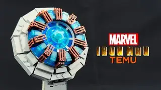 IRON MAN ARC REACTOR from TEMU: Complete Build! Unofficial LEGO! (Stop Motion Time-lapse)