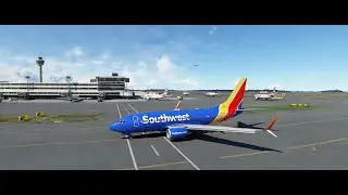 Boston KBOS - PMDG B737-700 - Flight Recorder Test - MSFS2020