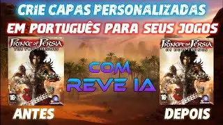 CRIE CAPAS PERSONALIZADAS EM PORTUGUÊS PARA SEUS JOGOS