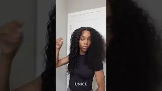 Define Those Curls With Me 🌟😍 UNICE Curly 7x5 Lace Wig Link in @uniceamazon BIO