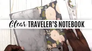 Clear Handmade Traveler's Notebook and Inserts Project Share | Scrapcraftastic