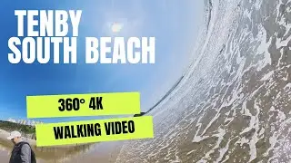 360&deg; Walking Experience: Tenby South Beach - Stunning Coastal Walk