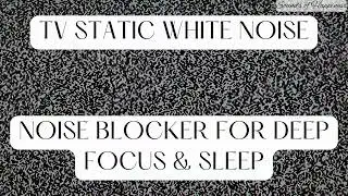 TV Static Noise Blocker for Instant Mental Relaxation, Focus, Stress Relief , Meditation, Deep Sleep