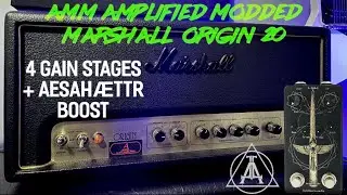 Marshall Origin 20 Metal High Gain Blackout Murder Mod + Lichtlaerm Audio Aesahaettr Boost!
