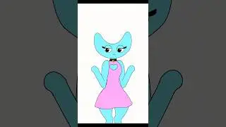 Sad cat cyan (rainbow friends)chapter 2 #animation #flipaclip
