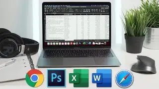 Производительность на НОВОМ Mac M1 2020 года &mdash; многозадачность, Excel, Word, Chrome и многое другое!