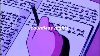countless nights - north side synths (lyrics video)