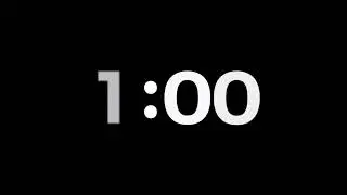 1 Minute Timer Countdown #1minutetimer | No Copyright | Free Download