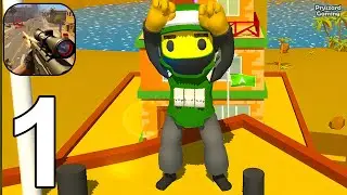 Stickman Tactical Shots: Shooting Game - Gameplay Walkthrough Part 1 Stick Base Defense War Army