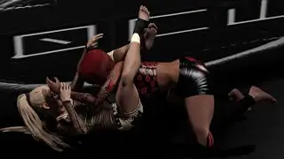 OCW 2K25 67 Underground Match Emi Suzuki uses her legs to wrap up Heather Rose at ringside!
