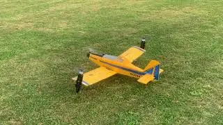 SPANDIM VTOL  Reverse tri-rotor configuration, first test day at field