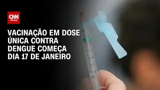 Vacina&ccedil;&atilde;o em dose &uacute;nica contra dengue do Butant&atilde; come&ccedil;a dia 17 de janeiro | AGORA CNN