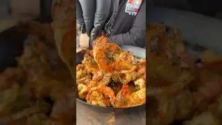 Cowboy butter butterflied jumbo shrimp