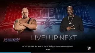 WWE 2K25 FULL MATCH - Big Show vs. Shaq - Celebrity Showdown!