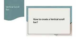 Vertical Scroll Bar - C# Windows Forms Controls