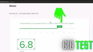 Pass Fiverr English Skills Test Easily 6.8 | Fiverr Gig Publish | YouTube Promotion Gig Skill Test