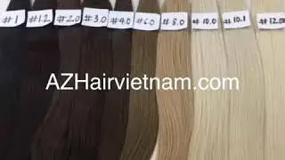 REMY BULK STRAIGHT COLORFUL - AZ HAIR VIETNAM