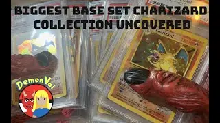 BIGGEST CHARIZARD BASE SET COLLECTION! PSA GRADED | DEMONVAL 1st edition | PSA 10