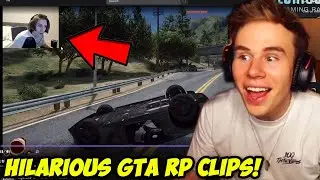 Blaustoise REACTS TO Hilarious GTA RP CLIPS #3! | GTA 5 NoPixel