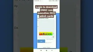 ONGC non executive 2022 admit card #shorts #link 👇#mathtimez