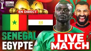 🔴🇸🇳🇪🇬 SENEGAL - EGYPTE LIVE / 🔥🇸🇳LES LIONS REMAKE DE 2022 ? 🏆1/2 FINALE CAN 2025 / COUPE D'AFRIQUE