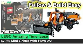 LEGO Technic 42060 Mini Gritter with Plow 2/2 - Video Instructions / Speed Build / Time-lapse