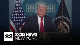 President Trump touts perceived success after 1st year of 2nd term