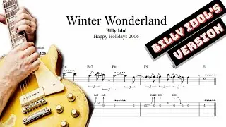 Winter Wonderland TAB - electric guitar solo tabs (PDF + Guitar Pro)