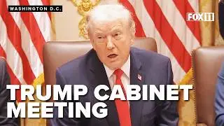 FULL PRESSER: Trump hosts cabinet meeting and addresses Minnesota crackdown, inflation, home prices