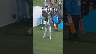 Justin Rose Golf Swing and Pre-shot routine at Pebble Beach  #golf #golfswing #driver #golfdrills