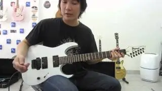 Ibanez MTM2 Guitar With Seymour Duncan AHB 3 Mick Thomson EMTY Pickup Clean Sound