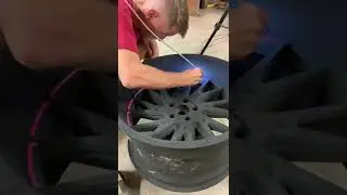 Amazing Custom Wheel Transformation 🔥 (Custom Powder Coat)
