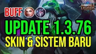 MOBILE LEGENDS UPDATE TERBARU 1.3.76 - GROCK VENOM  & ZASK ULTIMATE