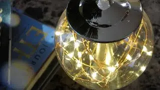 DIY Dollar Tree LED Modern Lamp/Light Globe