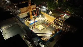 Concrete pour at Kaye | Seattle, WA