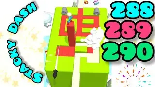 Stacky Dash level 288-290 very nice 👍 #mobilegameroom #gameplay #viral #games #stackydash #game