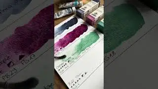 SCHMINCKE ART TIPS: HORADAM Aquarell Signature Colours #shorts  #horadam  #watercolor