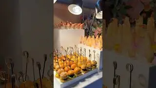 Dreamy wedding cocktail hour