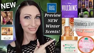 Preview ✨️NEW✨️ Winter Scents😍 + Disney Villian Collab | Cheirosa 91 | 40% Sale | Bath & Body Works+