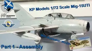 KP Models 1/72 Scale Mig-15 UTI Kit Part 1/3 - Assembly - Building a 1979 Model Kit