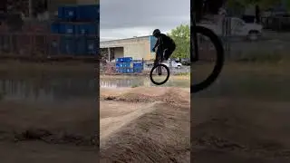 When it is Raining and the Bike Park is Under a Freeway...