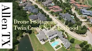 DJI Air 2S Drone Footage on Twin Creek Neighborhood, Allen TX.