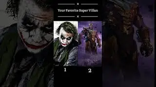 Comment Your Favorite Super Villain || Joker || Thanos || RAJI STUDIO || #joker#supervillain #shorts