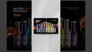 Figma Animation Prototype Tutorial - Sauces Website