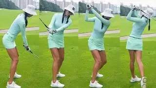 정확한 타이밍에 임팩트! KLPGA 김가형 프로의 골프스윙!