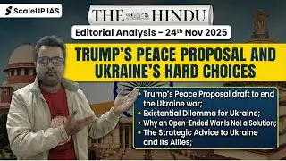 Trump&rsquo;s Peace Proposal and Ukraine&rsquo;s Hard Choices