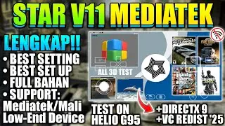 NEW❗STAR EMULATOR V11 - Mirip Winlator & Support Mediatek - Lengkap Cara Pasang Di Hp Kentang